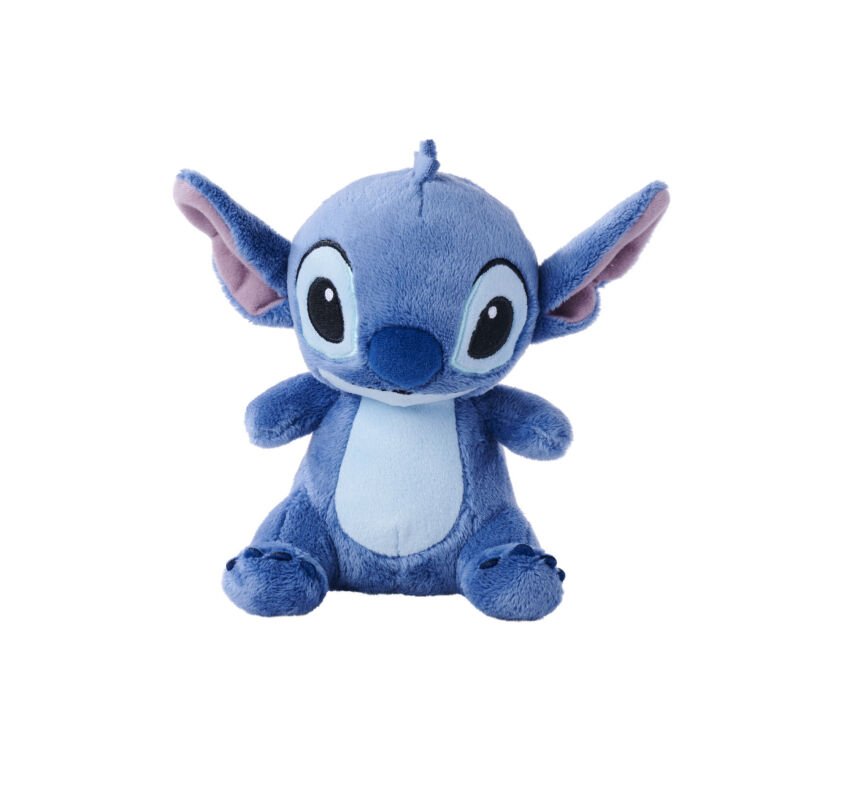  stitch peluche assis bleu 17 cm 